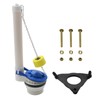 Goddessmoon Toilet Flush Valve Repair Kit, Includes Float Ball, Flapper,