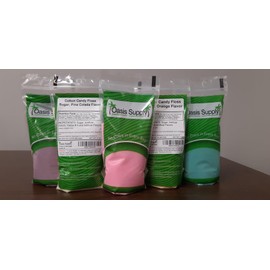Cotton Candy Floss Sugar (2 Pack, Red Cherry Flavor) - 22 oz Cotton Candy Flavoring Super Floss - Candy Supplies