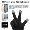 ViGrace Winter Touchscreen Gloves for Men & Women with 3