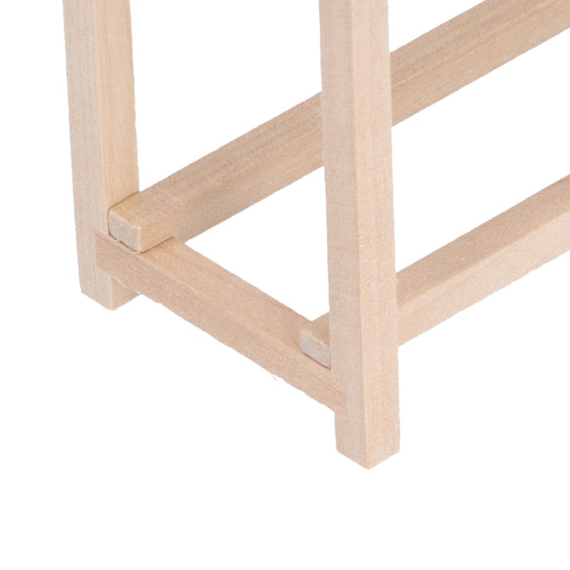 Doll House Shelf Display Racks 1:12 Miniature Wooden Stand Shelf