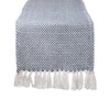 DII Woven Basics Collection 100% Cotton Knit Table Runner, 15x108,