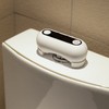 White Automatic Toilet Flusher Hands Free Non Touch Touchless 0.25S