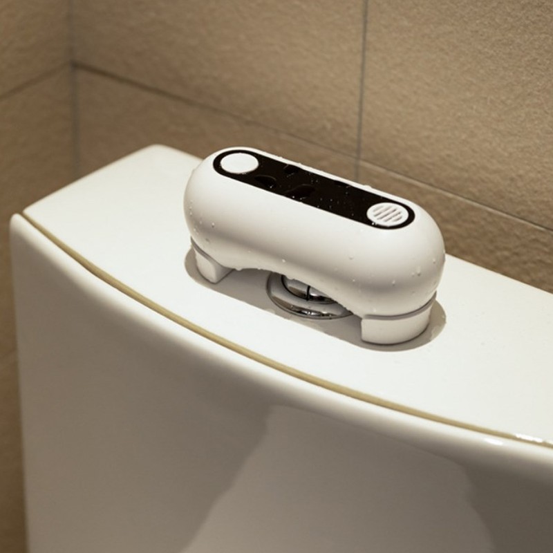 White Automatic Toilet Flusher Hands Free Non Touch Touchless 0.25S