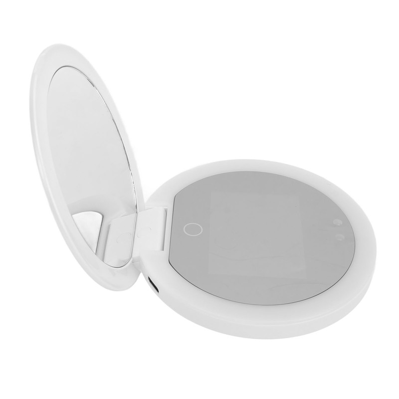 Sunscreen Testing UV Mirror 2X Magnification LED Light Double Sides