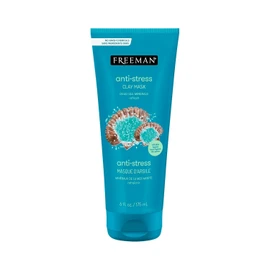 Freeman Anti-Stress Clay Mask Dead Sea Mineral Face Lavender & Salt Balance Calm Skin Unclog Pores Facial for All Types No Harmful Chemicals 6 fl.Size / 프리먼 안티 스트레스 클레이 마스크 데드 씨 미네랄 페이스 라벤더 & 솔트 밸런스 차분한 피부 언클로그 모공 모든 타입을 위한 페이셜 유해 화학 물질 없음 6 fl. Size