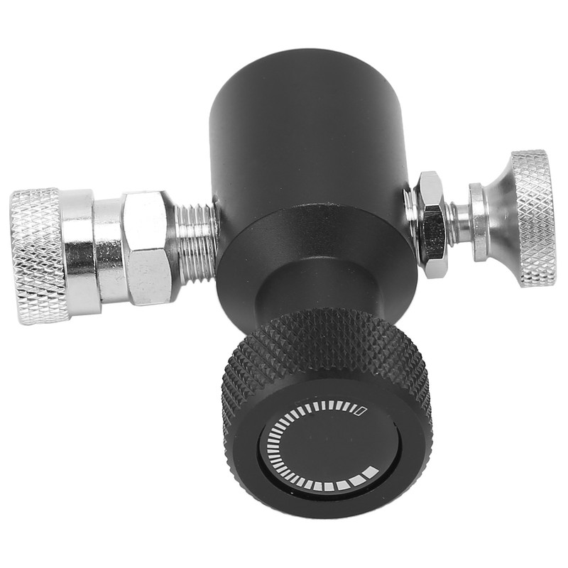 G1/2-14 CO2 Refill Adapter Connector Black Soda ASA Release Valve