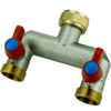 Distributor 2-Way 3/4 Inch for Connecting 2 Appliances Garden Hose