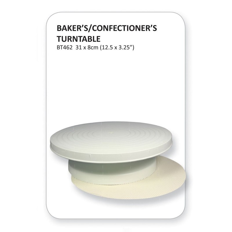 PME Baker's/Confectioner's Turntable 31 x 8 cm, White, 31.5 x