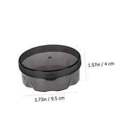 GRIRIW 4Pcs Magnetic Spice Jars Design Round Seasoning Storage Container for Kitchen Organization for Condiments