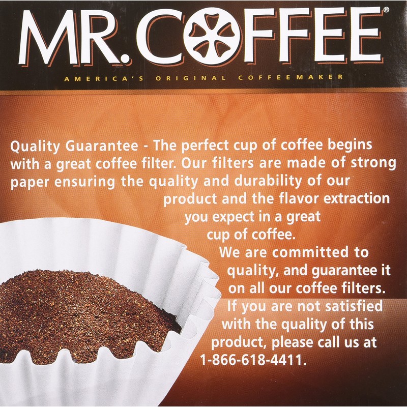 Mr Coffee 8-12 Cup Coffee Filters, 50 Filters
