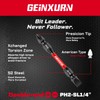 Geinxurn 10Pcs SL1/4-PH2 Impact Double End Screwdriver Bit Set, 2.56
