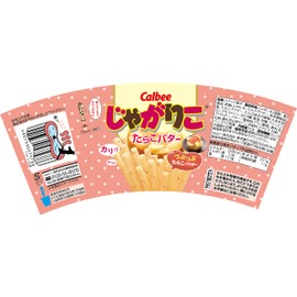 Calbee Jagariko cod roe butter 52g x 12 pieces