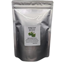 Ginkgo Leaf - Premium Ginkgo Biloba Loose Leaf 100% from Nature (02 oz)
