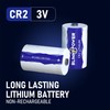 Blinkspower CR2 3V Lithium Battery 12 Pack, 900mAh