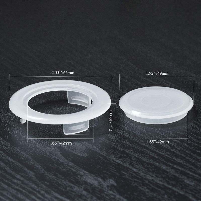 2 Sets 2 Inch Patio Table Umbrella Hole Ring and