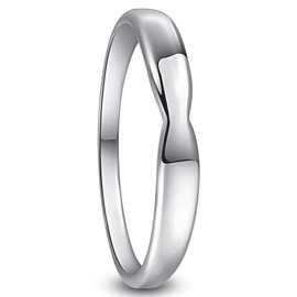 Cloyo Stainless Steel Ring Pair Silver Engagement Rings for Men and Women Cubic Zirconia Wedding Ring Partner Rings Jewellery Size J to Z Available, Stainless Steel, Cubic Zirconia