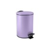 Spirella Adelar Steel Pedal Bin 3 Litre Lavender Matt