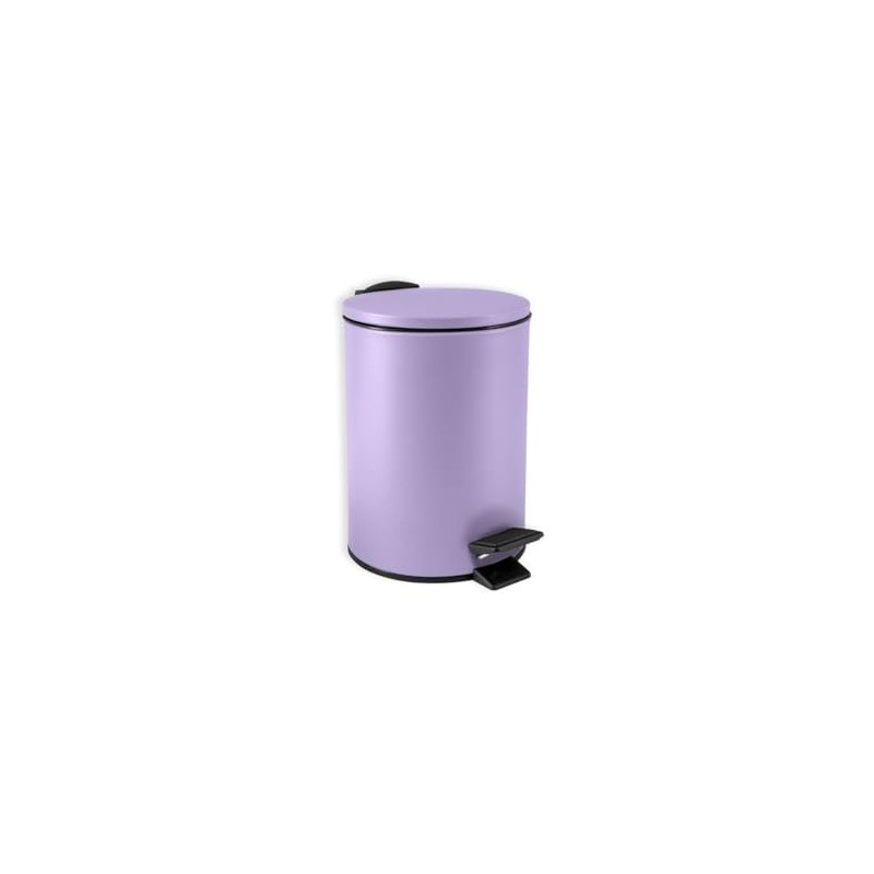 Spirella Adelar Steel Pedal Bin 3 Litre Lavender Matt