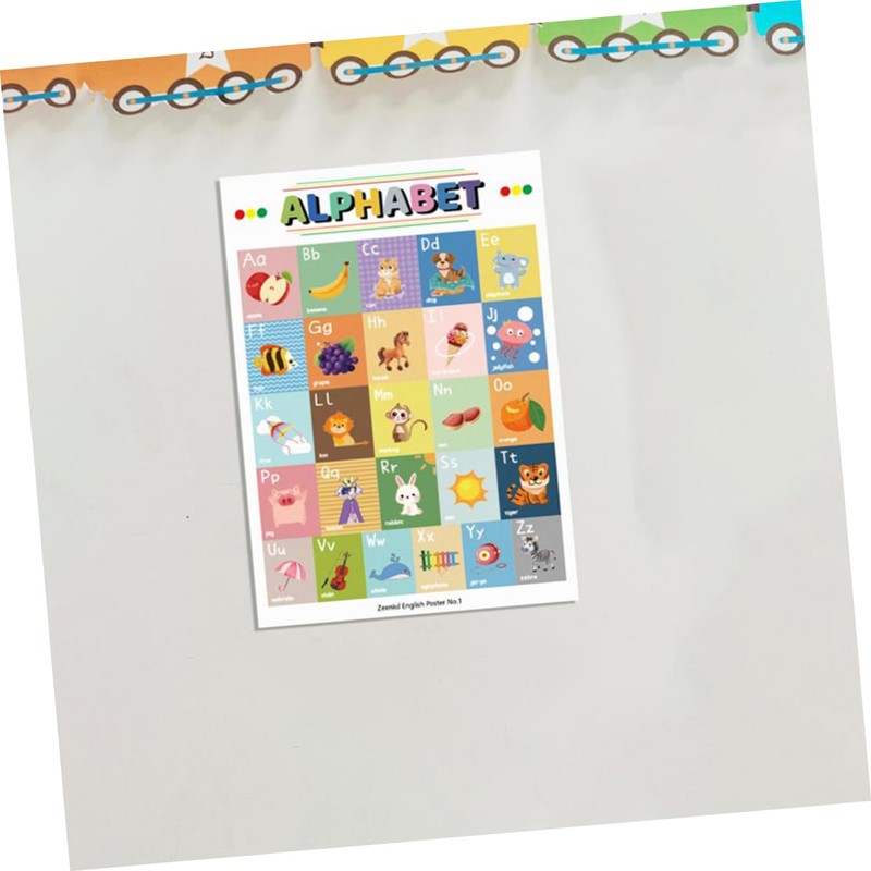 DOITOOL 12 Sheets English Learning Posters for Vibrant Educational Charts