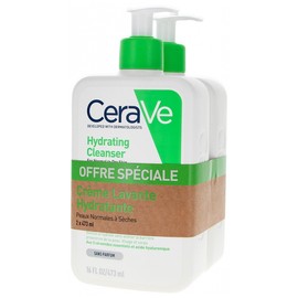 CeraVe Moisturizing Cream Wash Set of 2 x 473 ml