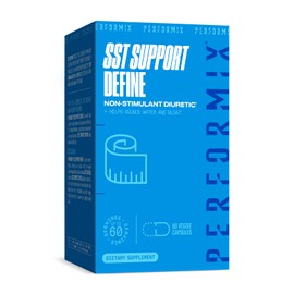 PERFORMIX SST Support Define Non-Simulant Diuretic - 60 Veggie Capsules - Reduce Water and Bloating - Support Urinary Tract Health & Full Body Cleanse with Dandelion Extract & Apple Cider Vinegar