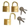 Wake Sangyo TWE Keyed Cylinder Lock Padlock Brass 1.6 inches