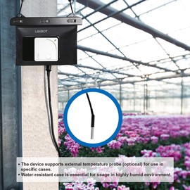 UbiBot DS18B20 Temperature Probe, Waterproof External Probe for Refrigerator,Remote Temperature Monitor for Hot Tub,Swimming Pool,-55 to 125 C,USB Connector (Matches with Ubibot WS1,WS1 Pro only)(5m)