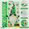 St Patrick's Day Garden Flag with Green Lights - Welcome