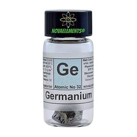 Germanium Element 32 Ge, Meister Pure1 Fine Gold 99.999% in Glass Ampoule with Label