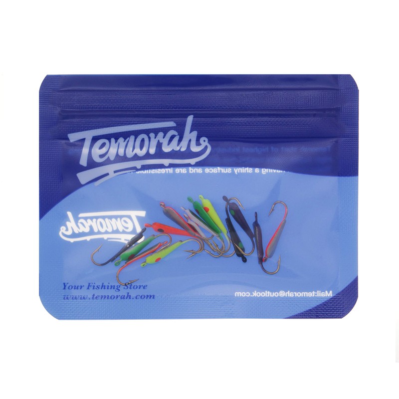 Temorah Ice Jig Kit (Assorted, TINIJB-10 14PCS)