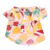 Dog Fruit Print Shirt Breathable Cool Fashionable Cute Pet Clothes