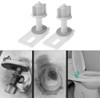 2Pcs Plastic Toilet Seat Screws, Nuts and Washers,Hinge Bolt Replacement