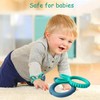 Baby Teething Toys 2pcs Safe Silicone Easter Teether Toy for