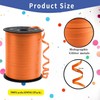 500 Yard Premium Orange Curling Ribbon Balloon String,3/16" for Gift