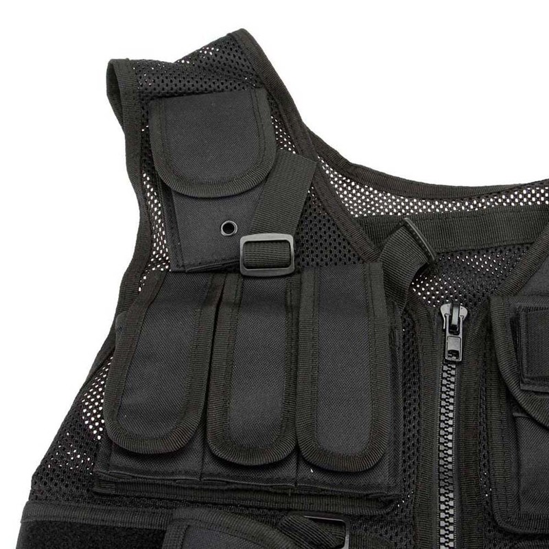 Lixada Tactical Vest Lightweight Breathable Polyester Sports Vest Outdoor Training