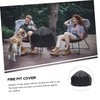 Levemolo Fire Pit Cover Outdoor Stove Protector Heavy Duty Patio