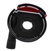 5 In Power Grinding Dust Shroud Iron PA66 Red Black