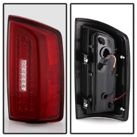 ACANII - For 2007-2008 Dodge Ram 1500 2500 3500 Full LED [Light Tube] Tail Lights Brake Lamps Driver & Passenger Side