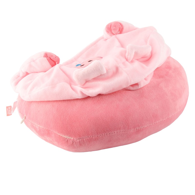 Hooded Neck Pillows Hoodie U Shape Travel Pillow Head Chin