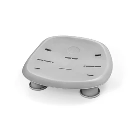 Bestway SaluSpa Underwater Durable Non Slip Swimming Pool and Spa Comfort Seat with Adjustable Height Legs and Weighted Feet, Gray