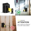 Barydat 16.4 ft Magnetic Retractable Wall Mount Barrier, Safety Belt