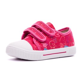Nordan 910250 Comfortable and Non-Slip Children's Textile Shoes for Walks, Nursery and Home, Fuchsia 3199