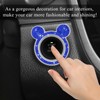 Wevdn Bling Car Engine Start Button Cover, Rhinestone Ring Start