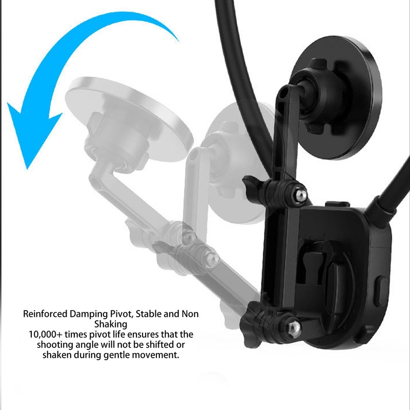 Phone Neck Holder Magnetic POV 360° Adjustable Anti Shaking Automatic