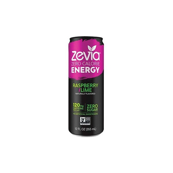 Zevia Energy Drink Raspberry Lime 355mL X 3