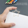 100 Pcs Paper Clips Portable Small Anti Slip Cute Star