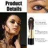 2 Stücke Eyeliner Wasserfest Kajalstift Braun,Schnell Trocknender Wischfester Gel Eyeliner,Eye