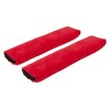 BC Corona INT50003 Velour Pads, Red, Set of 2