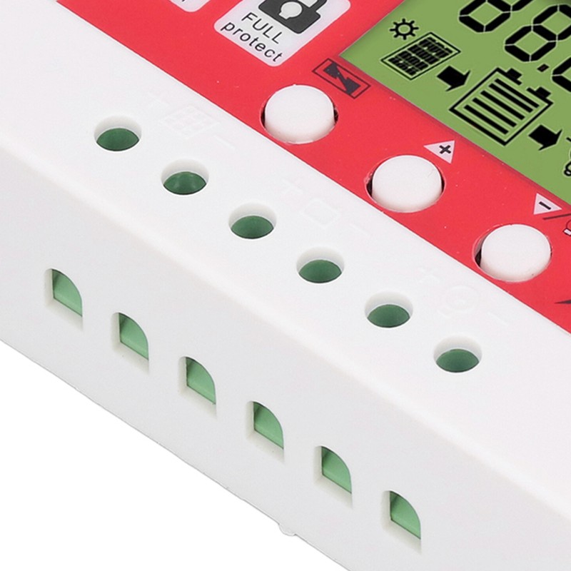 Solar Charge Controller PWM Lithium Battery Photovoltaic Charge Regulator LCD