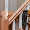Maasechs 2 Pack 2.5" Round Wood Ball Curtain Rod Finial